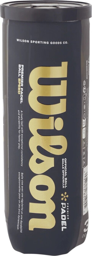 Bilde av Premier Padel Speed 3 Ball Can, padelballer Yellow