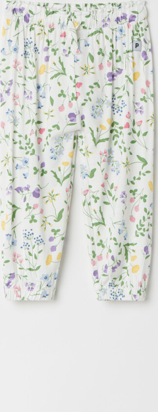 Bilde av Bukse med lommer blomster barneklaer