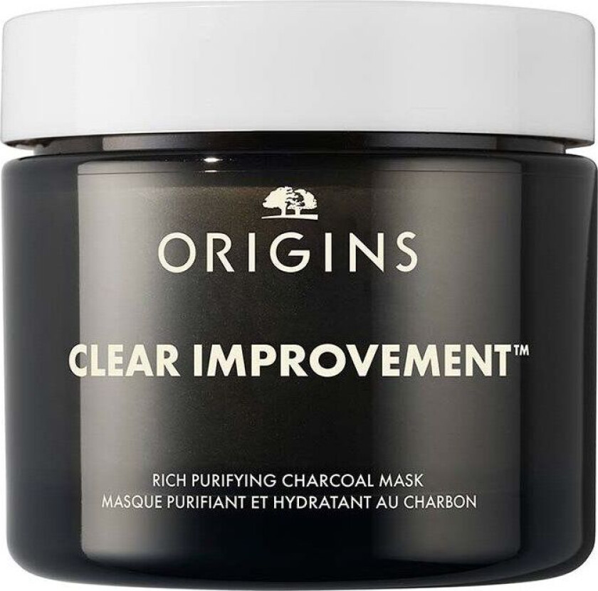 Clear Improvement Charcoal Chia Mask To Purify And Nouris