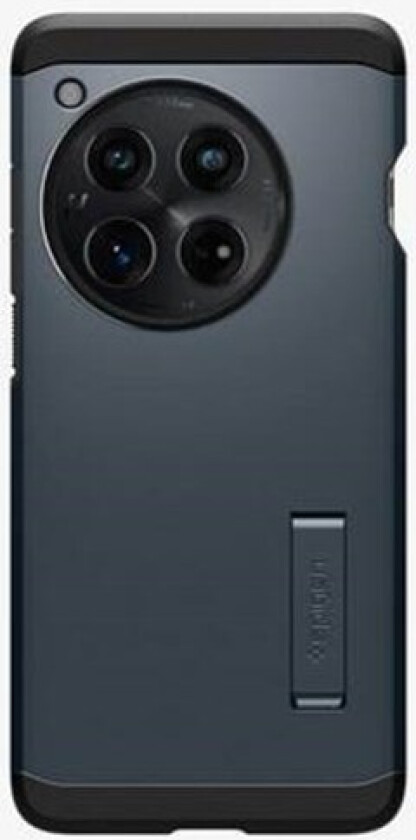 OnePlus 12 Tough Armor Deksel m. Kickstand - Metal Slate