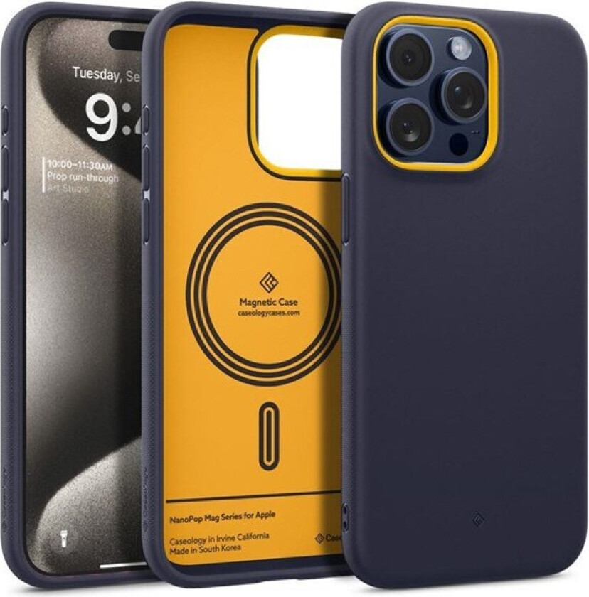 Caseology Nano Pop Mag iPhone 15 Pro Max blueberry navy