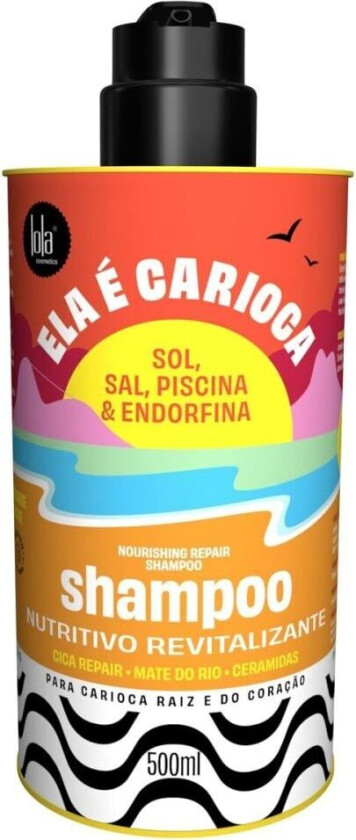 Næringsgivende Sjampo Lola Cosmetics Ela É Carioca 500 ml Revitaliserende