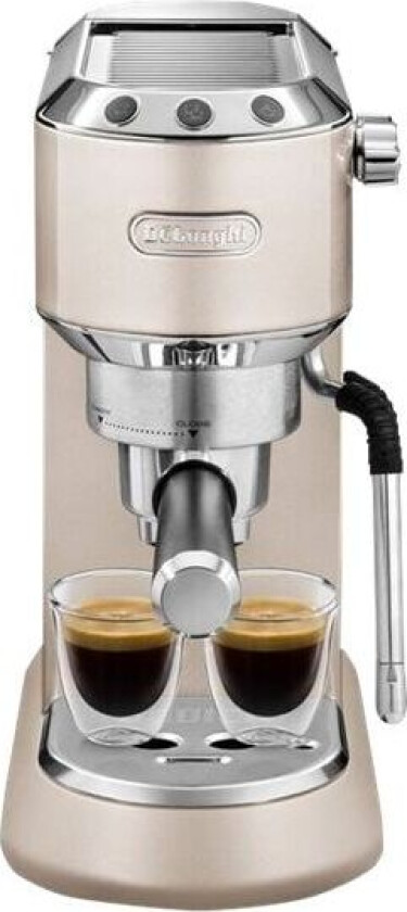 Dedica Arte Manual Espresso Machine EC885.BG, Beige Gold