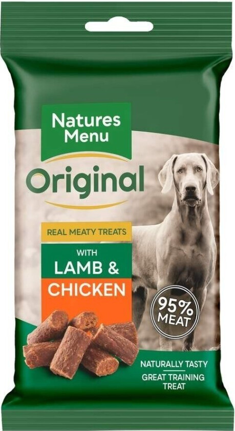 NaturesMenu Dog Real Meaty Treats Lamb & Chicken 60 g