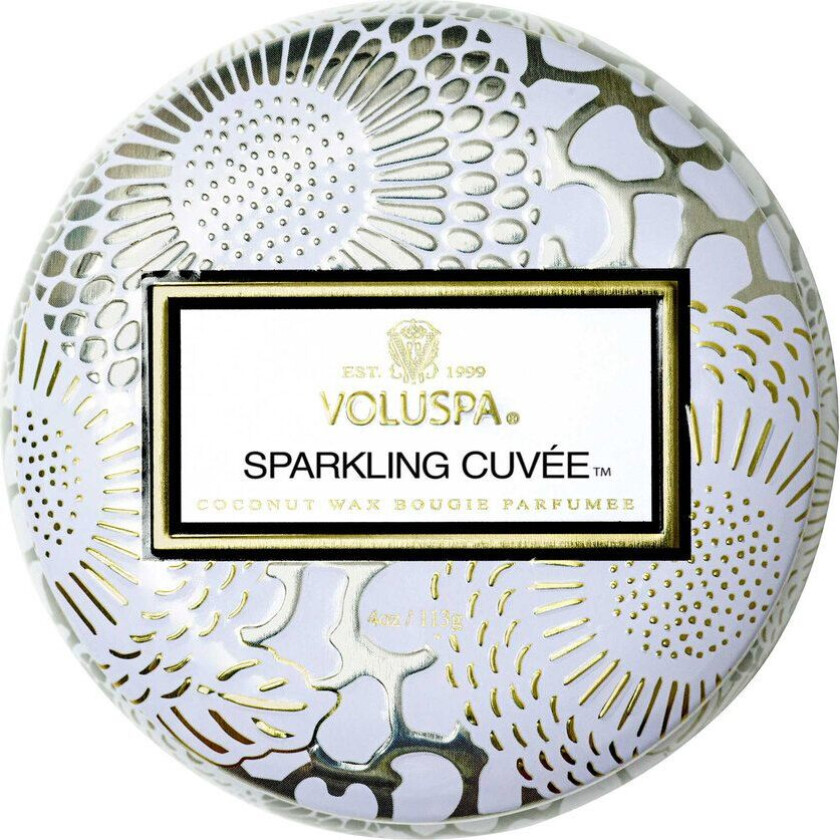 Japonica Mini Tin duftlys 25 timer Sparkling Cuvée