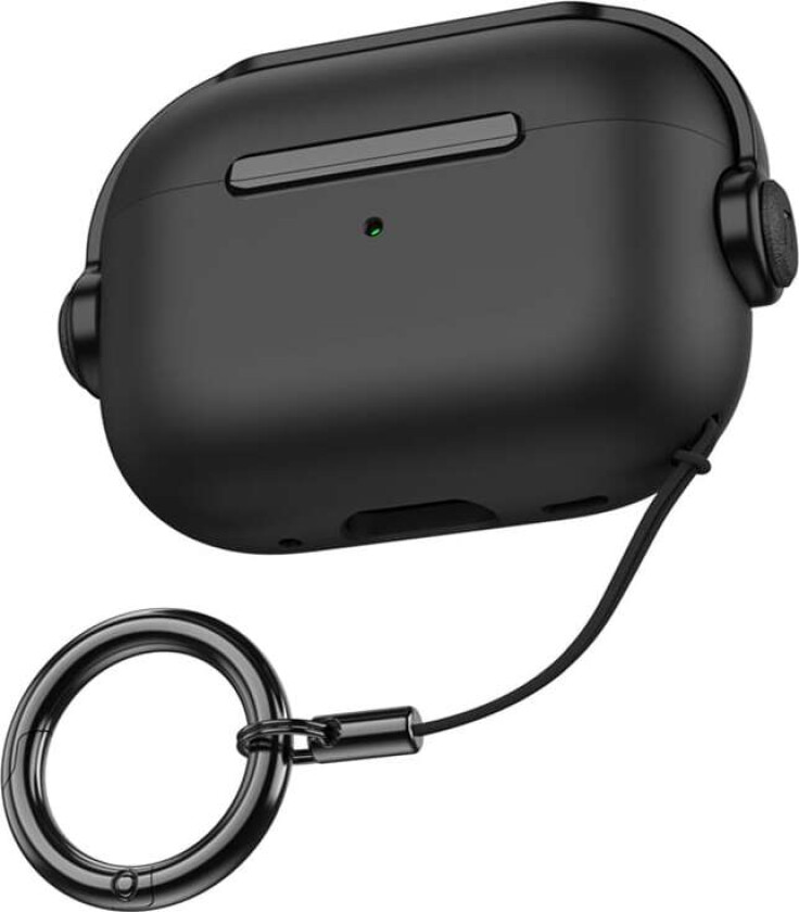 TPU AirPods-deksel Beskyttende deksel for AirPods 1 generasjon/2 generasjon Sort