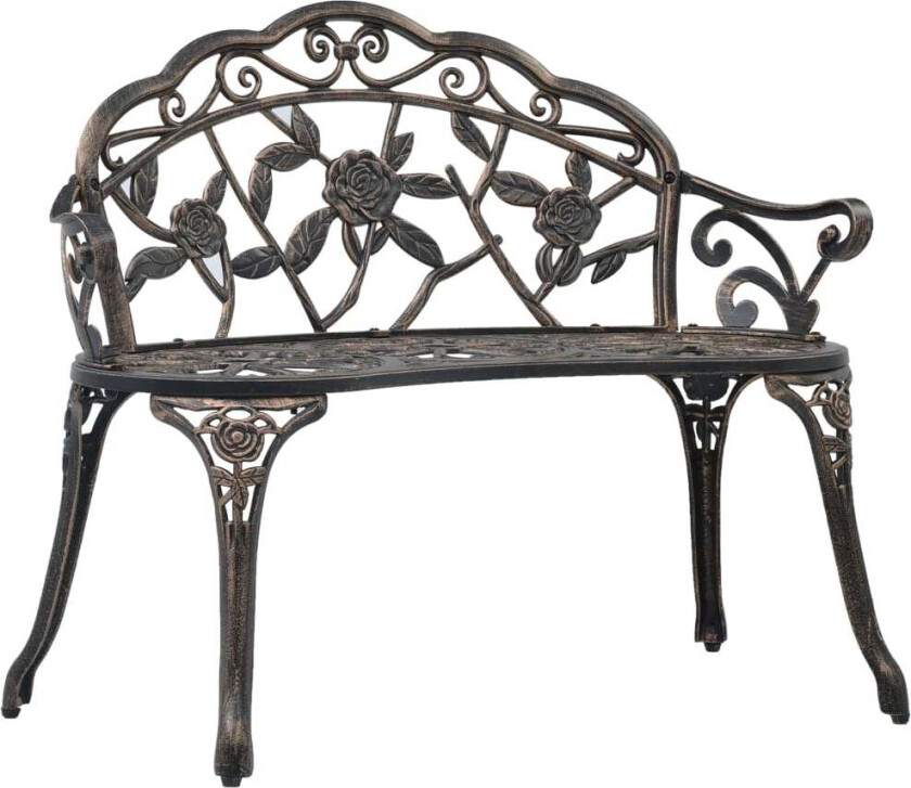 Bistrobenk bronsestøpt aluminium - 100 cm