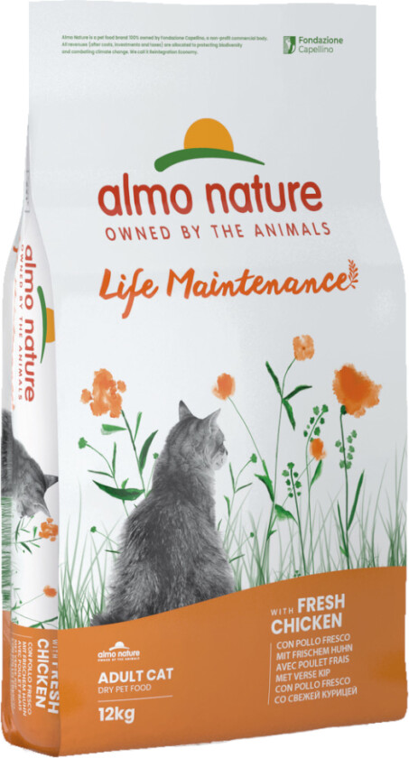 Bilde av Økonomipakke: Almo Nature Holistic - Adult Holistisk kylling & ris (2 x 12 kg)
