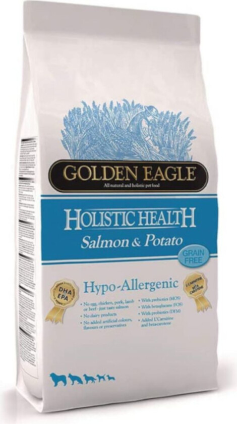 Hypo-allergenic Salmon & Potato 26/12 Grain Free - 10 kg