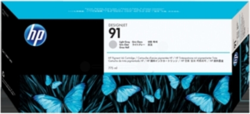 Hp Blekk Ljus Grå No.91 - Z6100 775ml