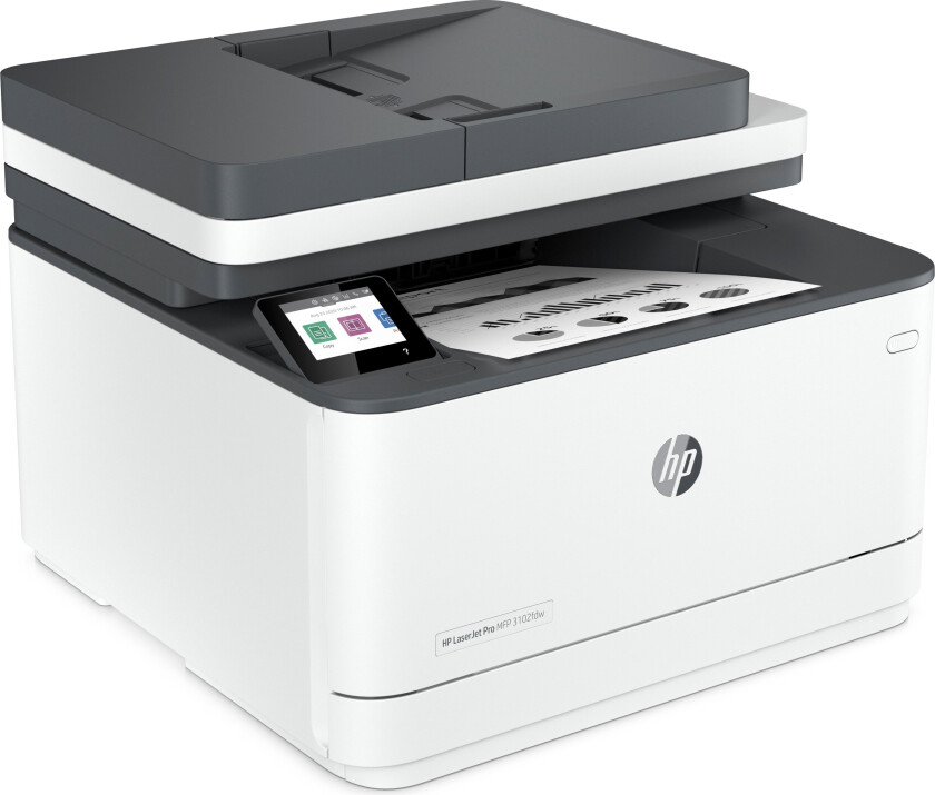LaserJet Pro MFP 3102fdw Laserskriver Multifunksjon med faks - Sort/hvit - Laser