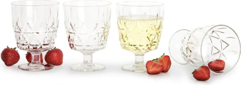 Picknick glass 4-pakn. 30 cl