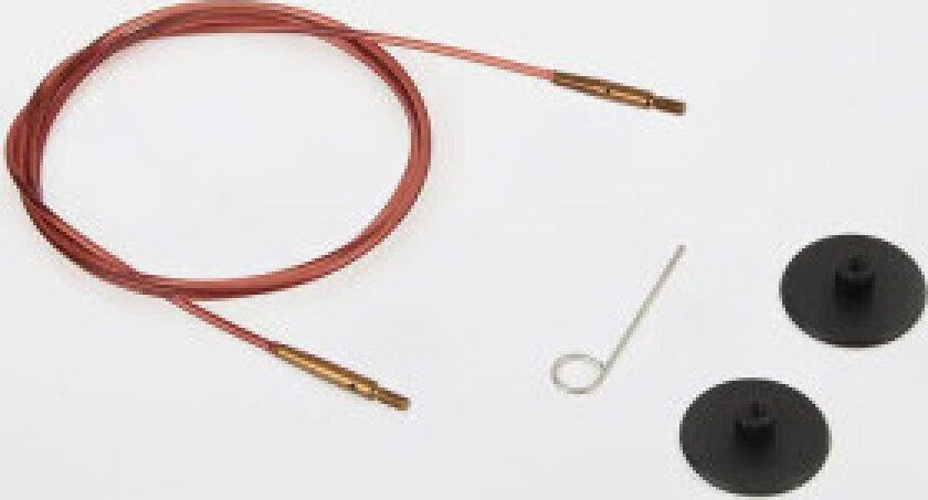 Wire / Kabel til utskiftbare rundpinner 20 cm (blir 40 cm inkl