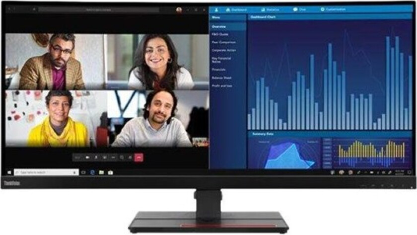 34" Lenovo ThinkVision P34w-20 - 4 ms - Skjerm