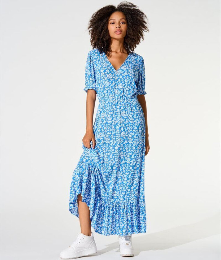 Chianti Long Dress Blå XS