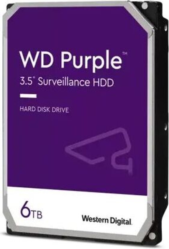 Wd Purple 6tb 3.5" 5400r/min Sata 6.0 Gbit/s Harddisk