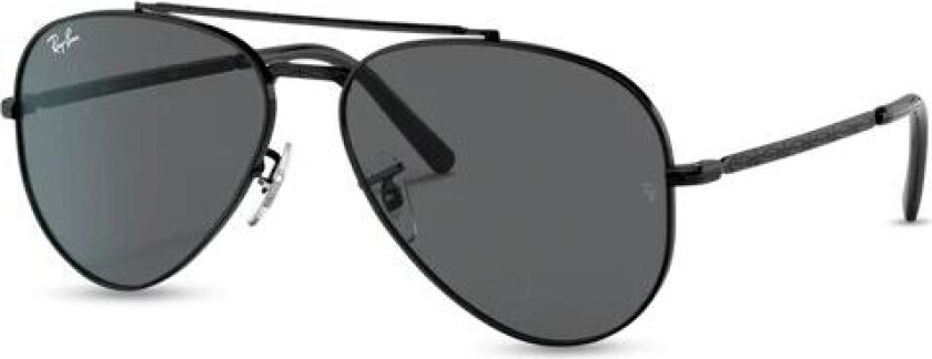 New Aviator Black Dark Grey Dark Grey unisex