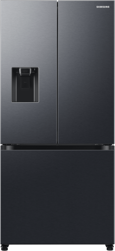 French door RF50C530EB1/EF Ice and water dispenser 495 l Black Stainless, Black Stainless