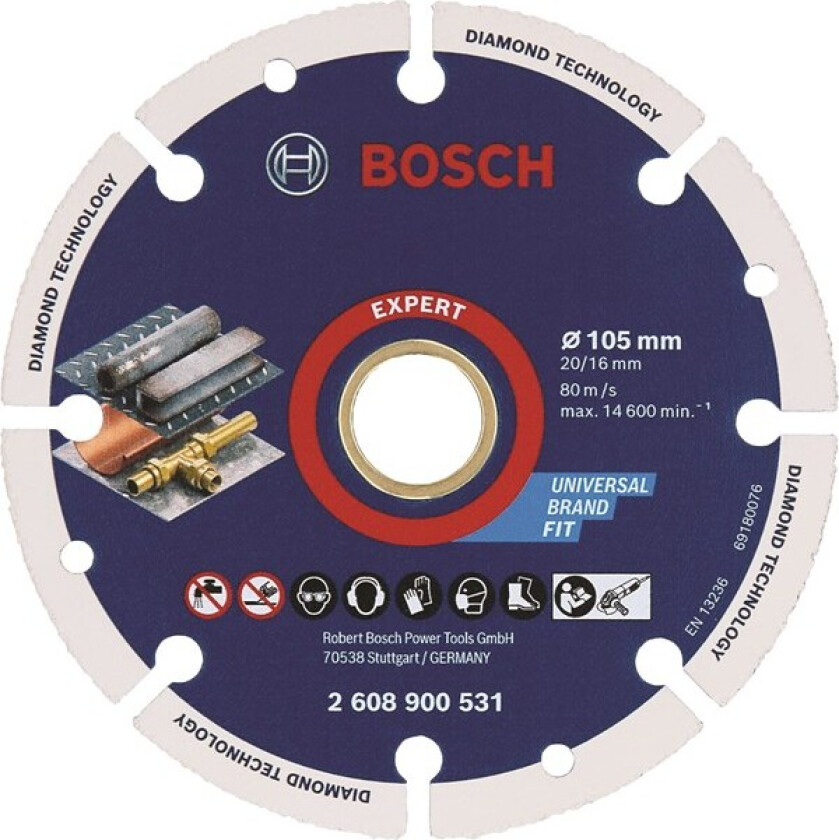 Bilde av Diamantmetallskive 105 x 20/16 mm