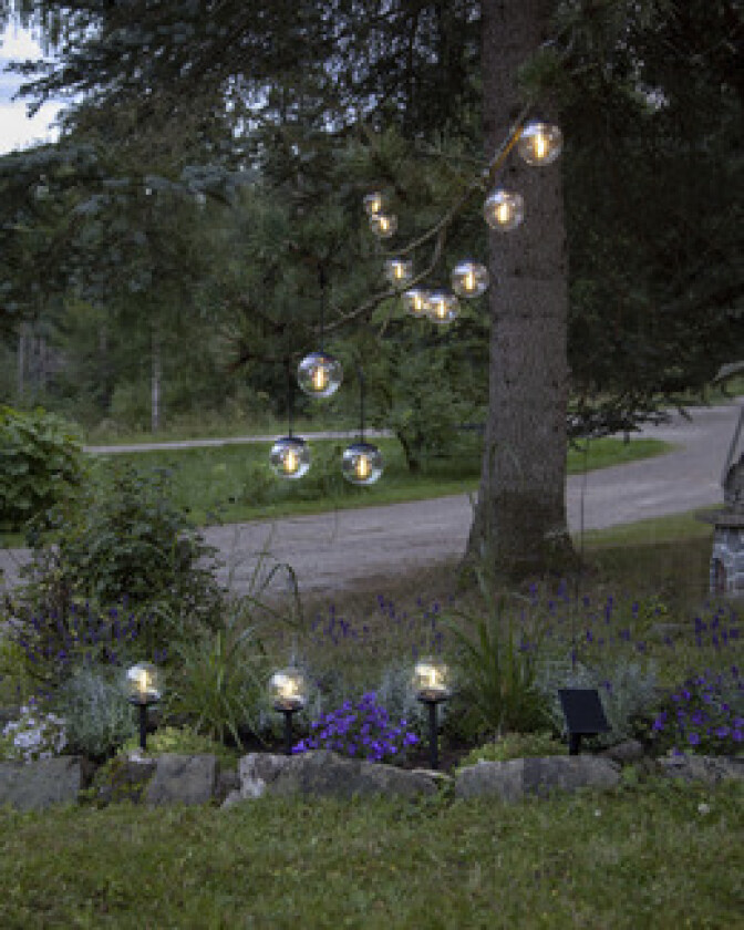 Globe Solcelle lyssløyfe 8 Globes