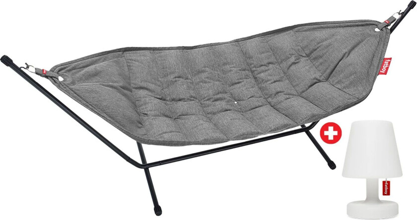 Headdemock Superb Hammock (Stativ Svart) Rock Grey