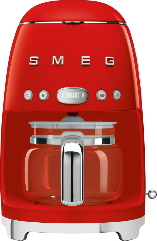 SMEG Kaffetrakter Rød Dcf02rdeu