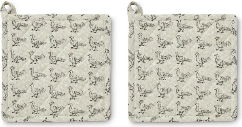Stina gryteklut 20x20 cm 2-pack Beige