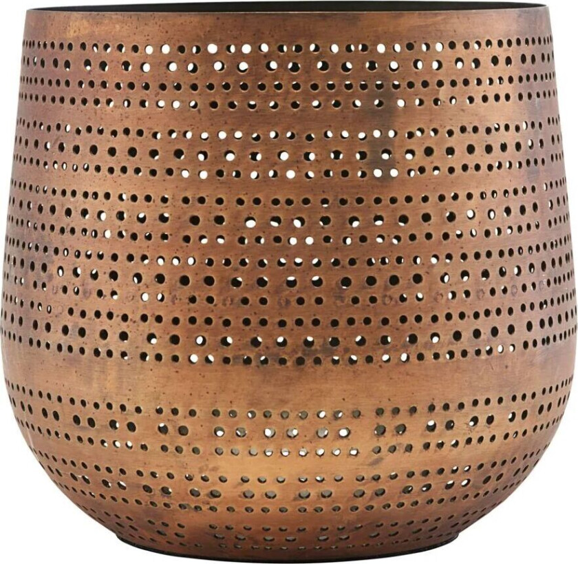 Perfo lyslykt Ø18x16,5 cm Gyllen