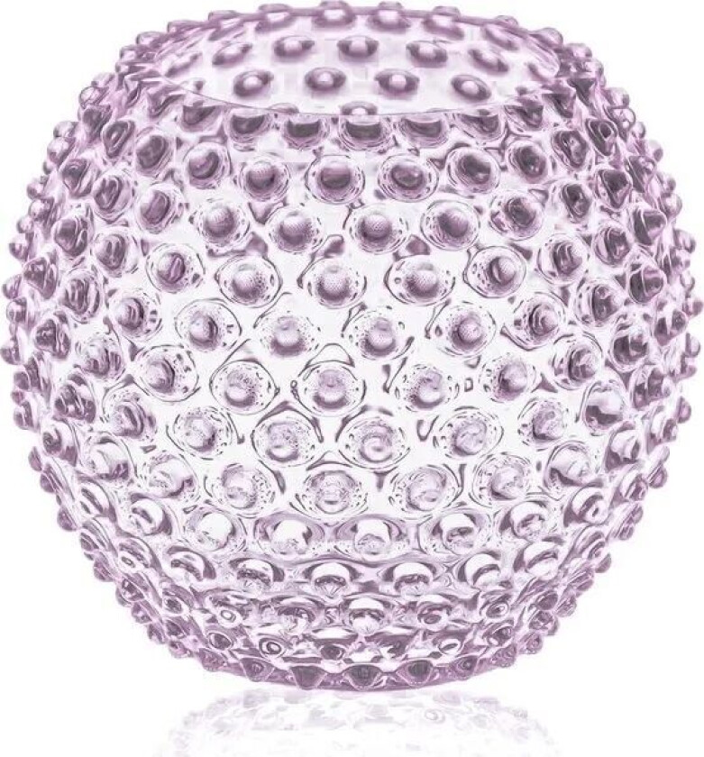 Hobnail Globe Vase 18 cm Lilla