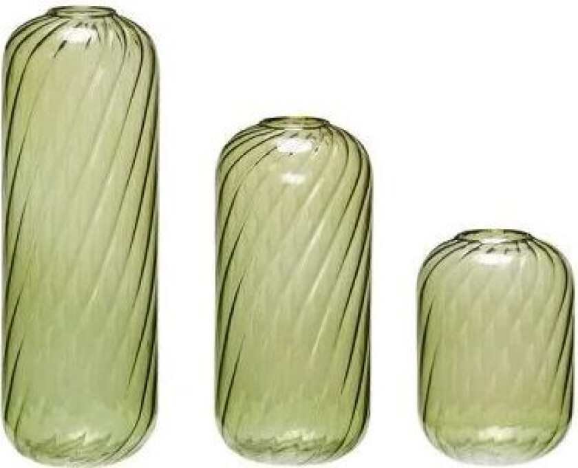 Fleur Vase 3-pakning Grønn