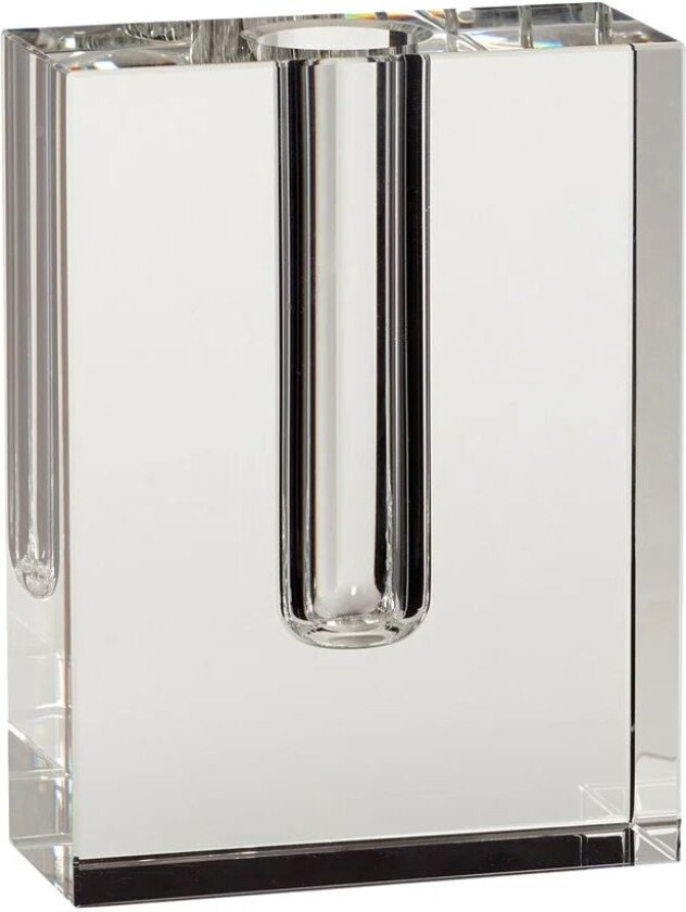 Block Vase 16 cm Klar