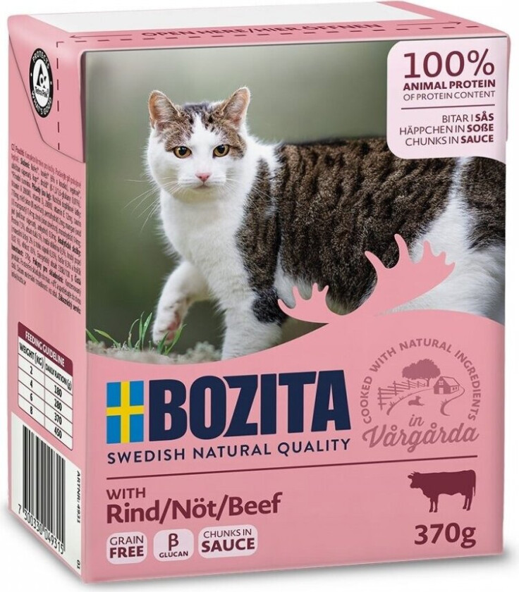 Bozita Biter i Saus Oksekjøtt 370 g