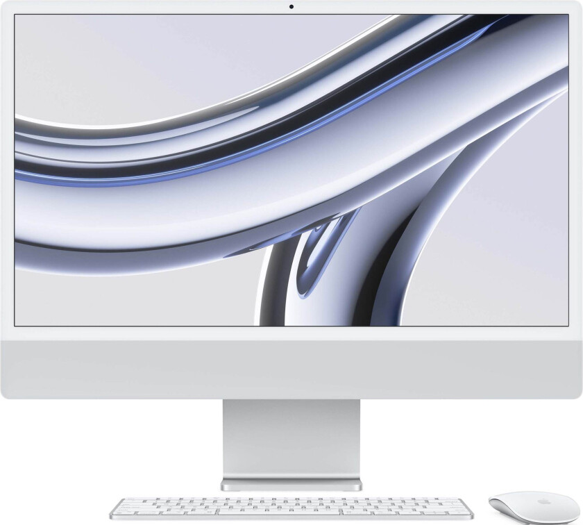 24-inch iMac with Retina 4.5K display:  M3 chip with 8‑core CPU and 8‑core GPU, 256GB SSD - Silver