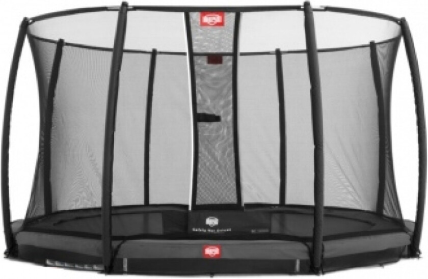 Bilde av - InGround Champion 330 Trampoline + Deluxe Safety Net - Grey (35.41.91.02)