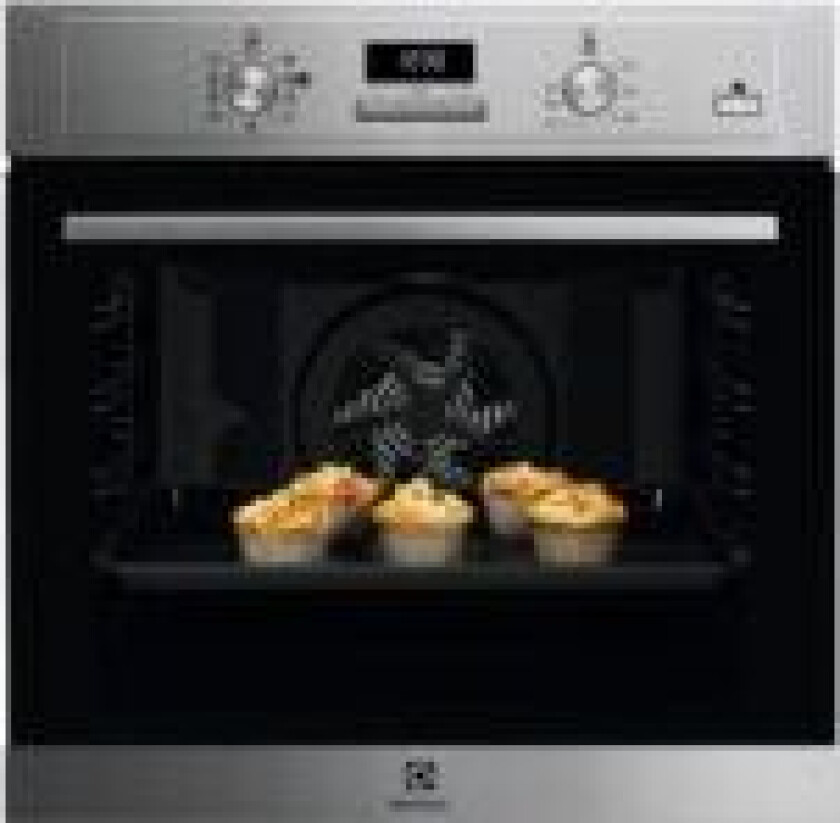 EOD3H70X, Medium, Elektrisk ovn, 2790 W, 72 l, Innebygget, Rustfritt stål