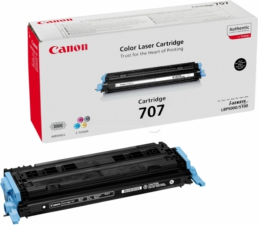 Toner Svart Crt-707 - Lbp5000