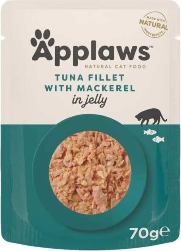 Applaws Cat Tunfisk & makrill i gele 70 g
