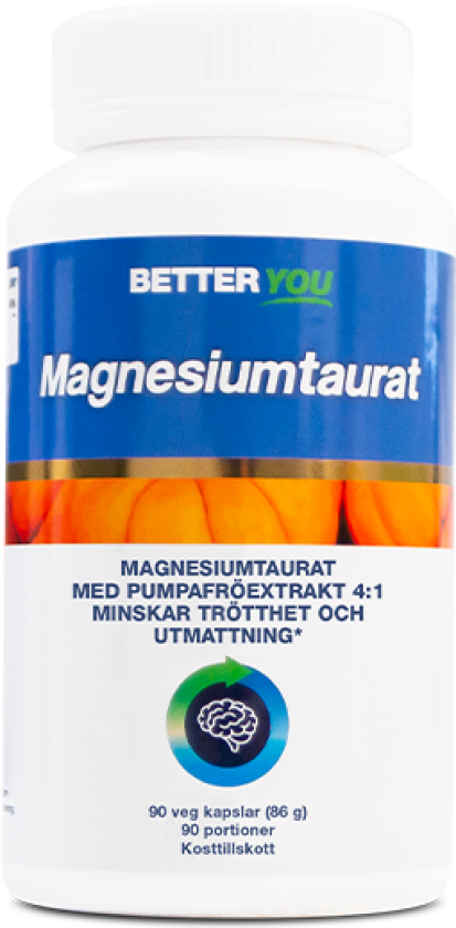 Magnesiumtaurat 90 kapsler