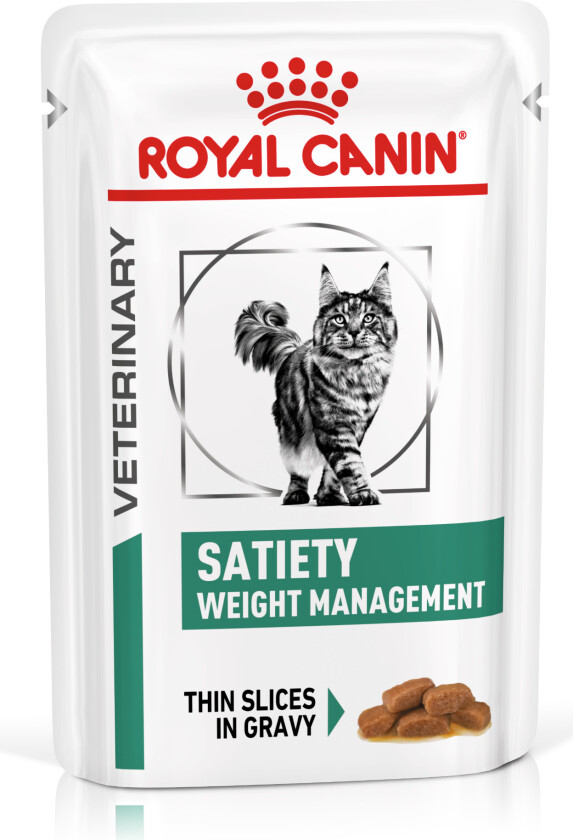 Royal Canin Veterinary Diets Cat Satiety Weight Management Gravy 12x85 g