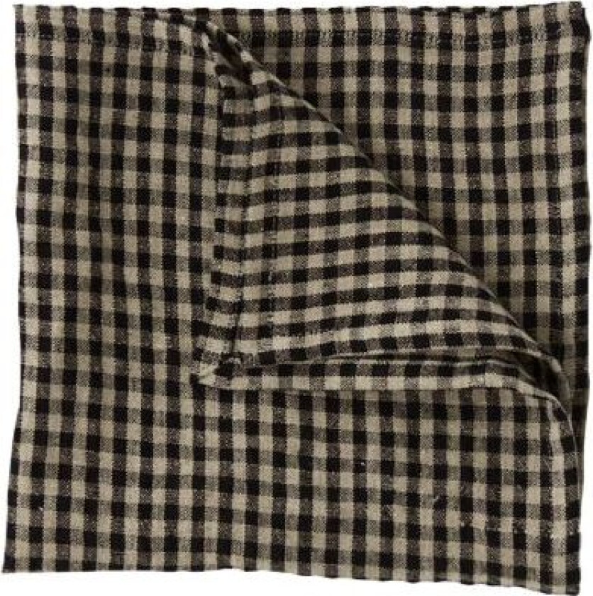 Vipa linserviett 45x45 cm Svart-sand