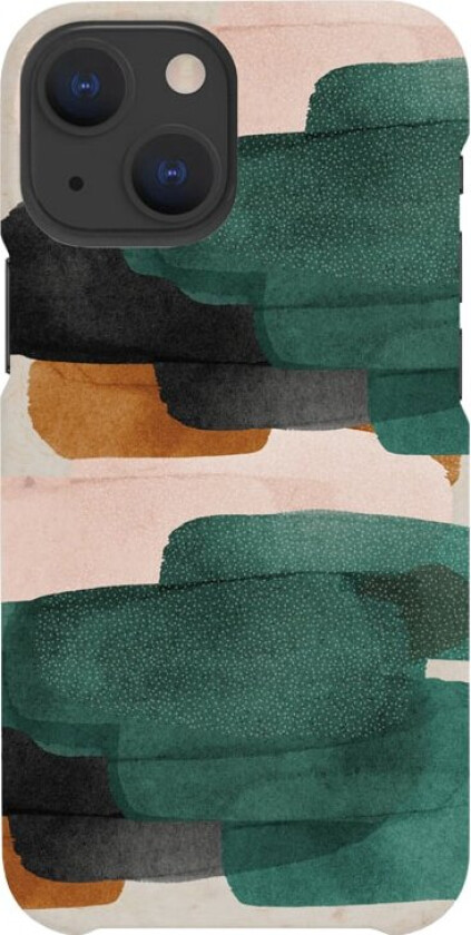 Et godt selskap Et godt deksel iPhone 13-deksel (blågrønn rødme)