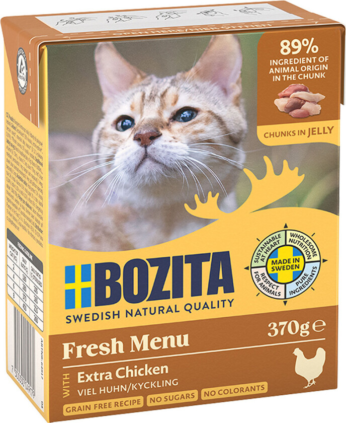Bozita Biter i Gelé Extra Kylling 370 g