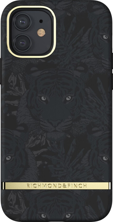 iPhone 12 Pro deksel (black tiger)