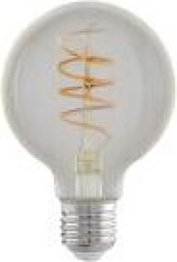 Eglo - LED-filamentlyspære - form: G80 - E27 - 4 W (ekvivalent 26 W) - klasse G - varmt hvitt lys - 2200 K