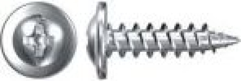 Fischertechnik Fischer 40456 Profilforbindelsesskruer 4.2 mm 13 mm Krydskærv Philips Metal 1000 stk
