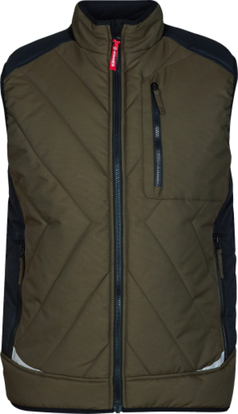 VEST 5850-193 GRØN/SORT 5XL