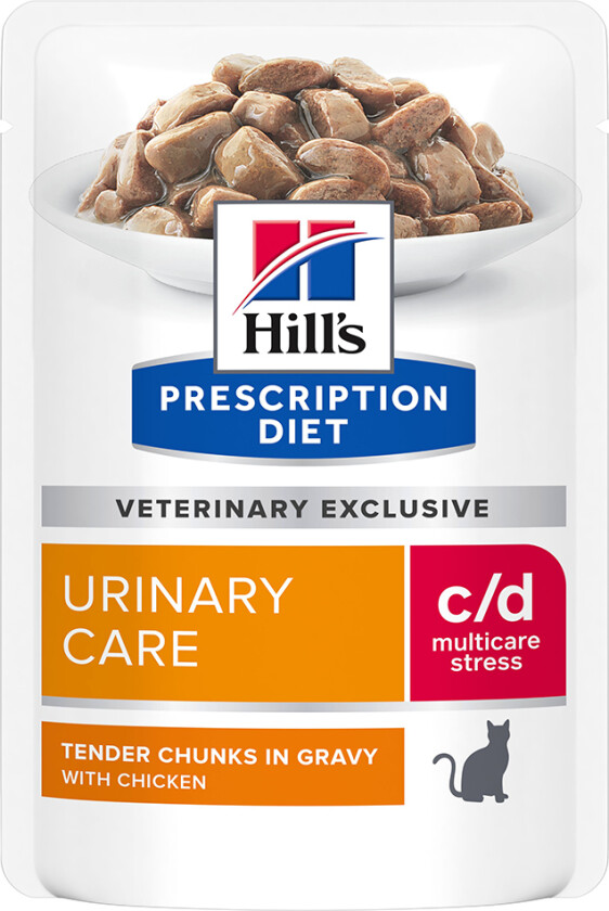 Hill's Prescription Diet Feline c/d Urinary Care Stress Chicken 12x85 g
