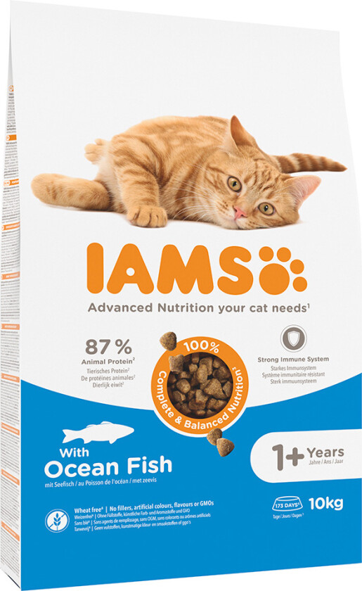 Iams for Vitality Cat Adult Ocean Fish (10 kg)