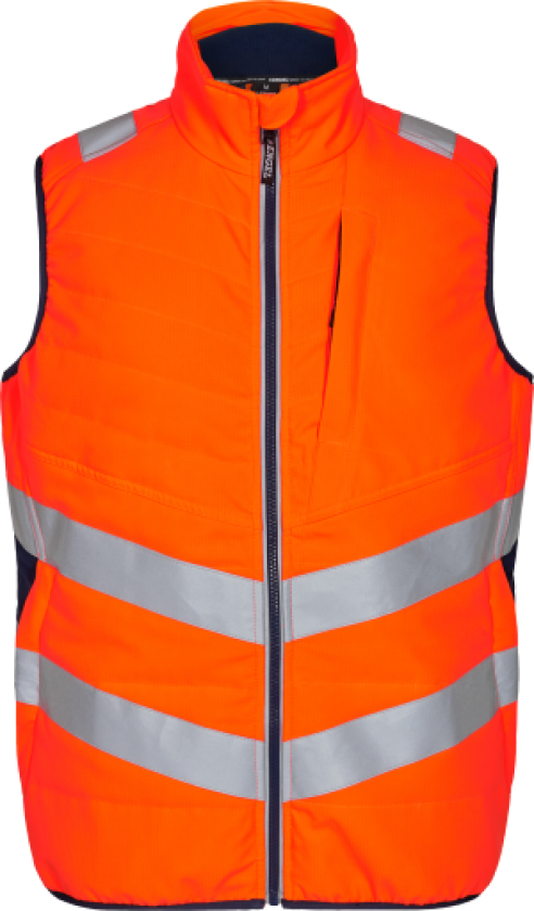 VEST 5159-158 OR./BLÅ S