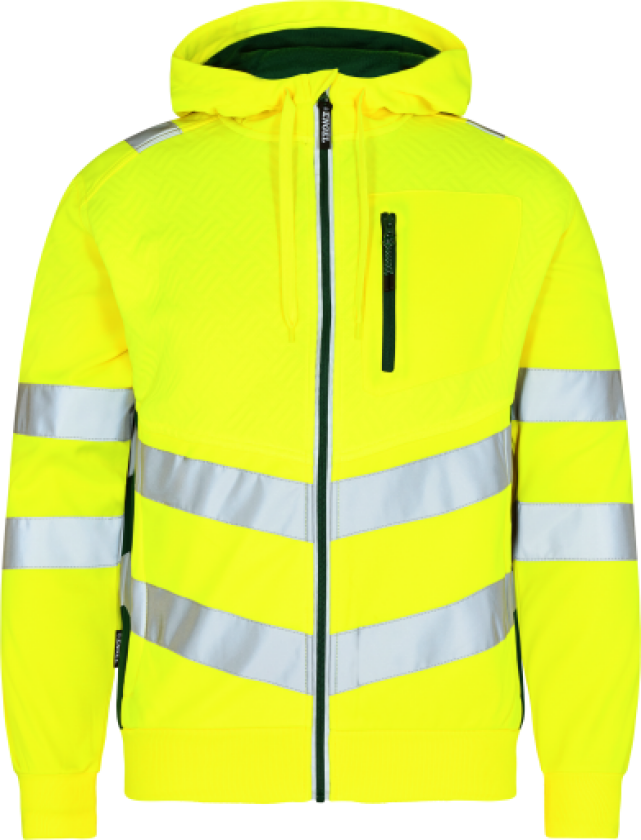 TRØJE 8025-241 GUL/GRØN XL